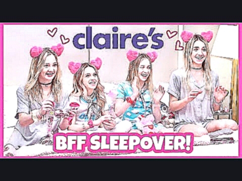 Claire&#39;s BFF Shopping Haul | Best Friends Sleepover Party | Quinn Sisters 