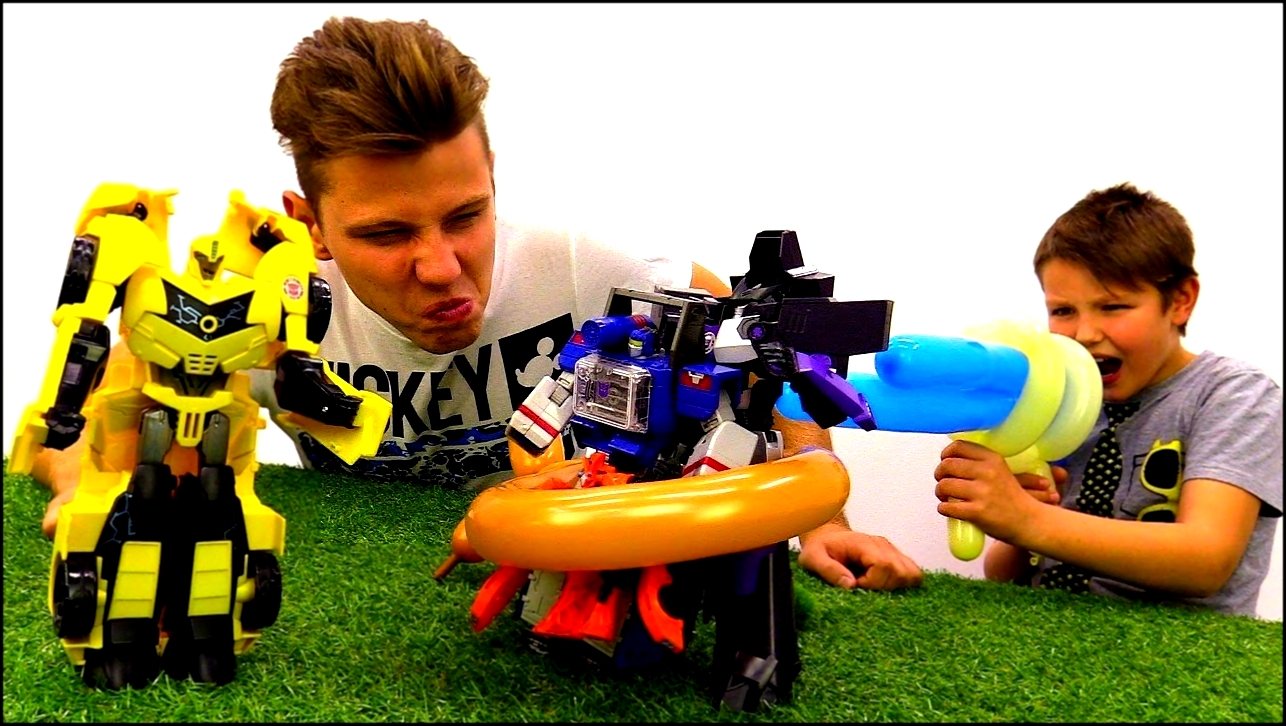 Видео игры #Трансформеры ✊ ОРУЖИЕ для #Автоботы  Супер Бластер из Шариков! Игрушки для мальчиков 