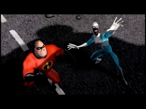 Суперсемейка против крутого робота.Эпизод а\ф «Суперсемейка» англ. The Incredibles2004 года. 