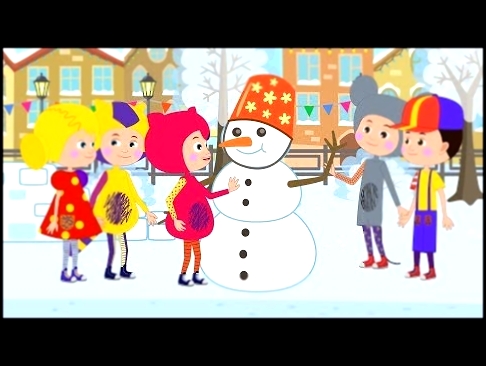 #НОВЫЙГОД 2019 - КУКУТИКИ - Зима Дед Мороз и Снеговик - Песня мультфильм для детей малышей 