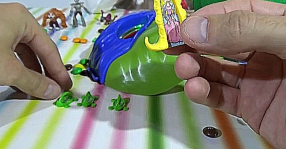 Видеоклип Черепашки Ниндзя большое яйцо сюрприз распаковка игрушки TMNT giant surprise egg with toys 