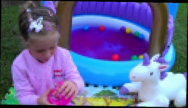 Видеоклип Бассейн принцессы Винкс маша и медведь май литл пони Игры Для Девочек POOL Toys Disney for kids 
