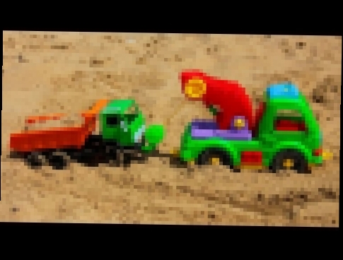 Машинки мультфильм - Мир машинок - 109 серия:  Самосвал, трактор. Развивающий мультик для детей. 