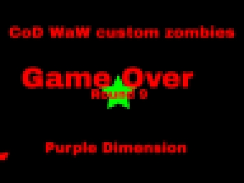 Видеоклип CoD Custom Zombies Purple Dimension W/ my new intro 
