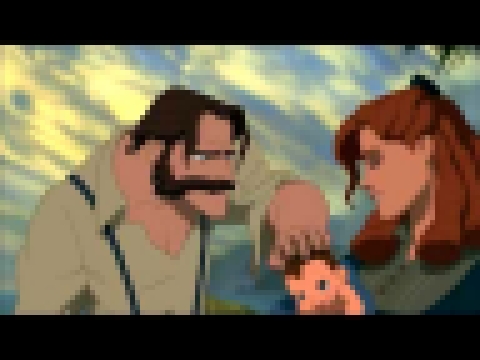 Момент из мультфильма Тарзан 1999  The moment from the cartoon Tarzan 720P HD 