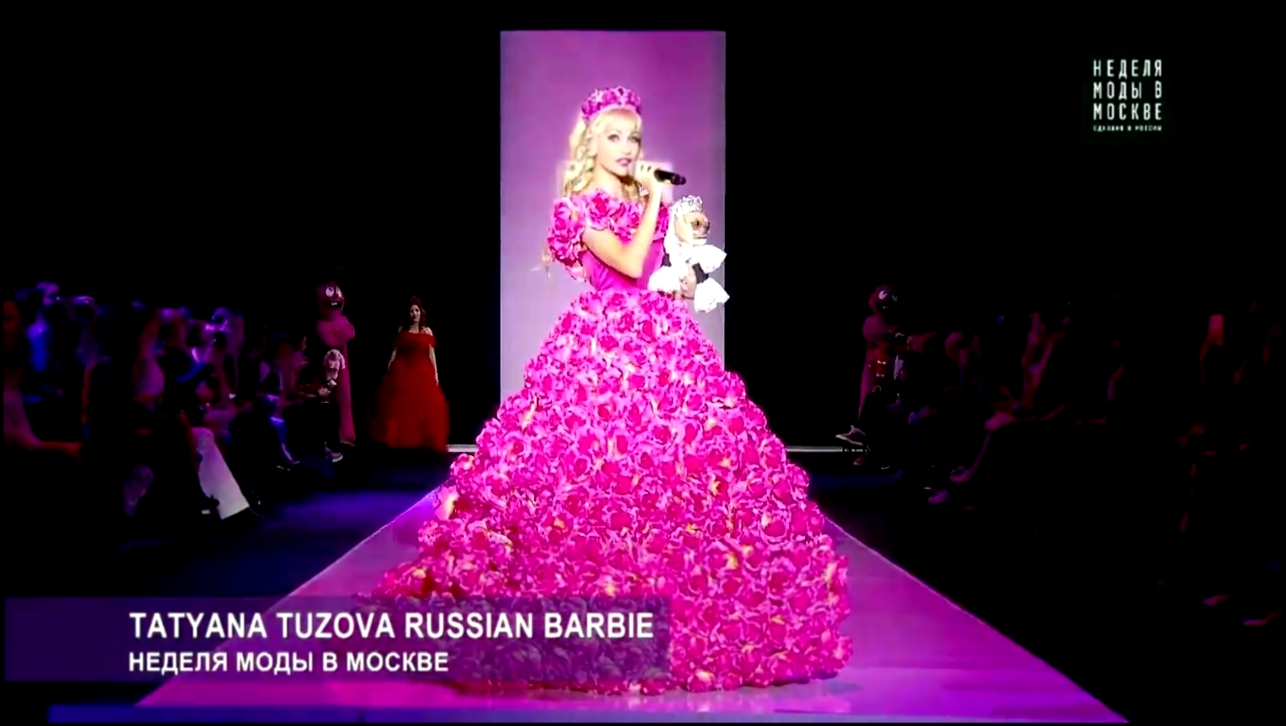 Tatyana Tuzova Russian Barbie - Moscow Fashion Week 