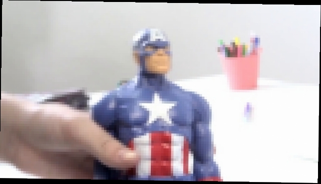 Видеоклип Видео с игрушками. Капитан Америка, куклы Монстер Хай и лучшая подружка Варя. 