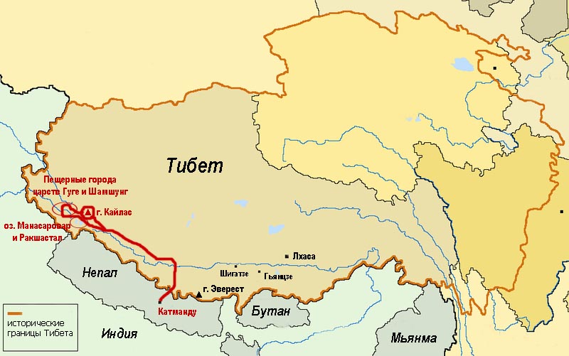Тибет, Китай Павел Чехов